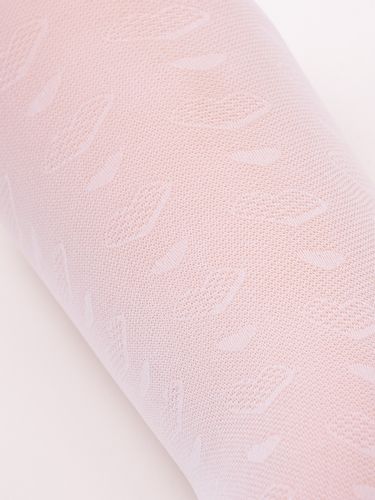 Rajstopy mikrofibra 30DEN białe komunijne wzór serca 140-146 na Arena.pl