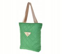 Laura Biaggi - torebka shopper zielona pikowana mat KB168