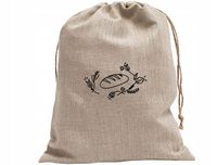 Lniany worek na chleb 100% POLSKI LEN FOLK