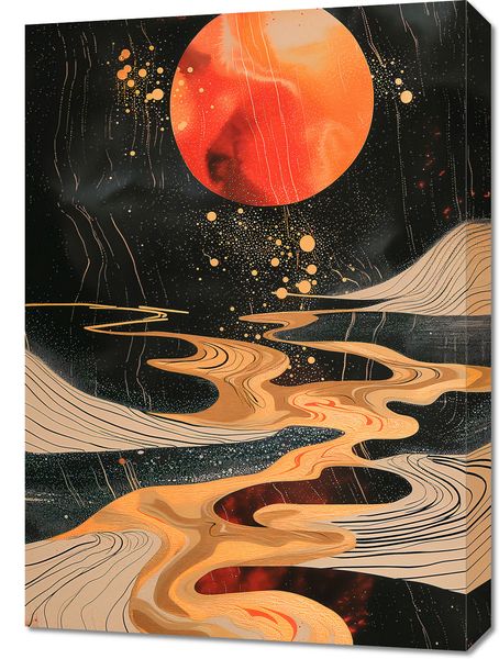 Obraz 50x70cm Planetarny Taniec zdjęcie 1