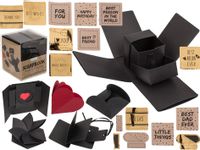 Mały FOTOALBUM DIY - Pudełko Niespodzianka + Dodatki