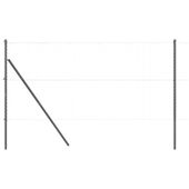 Słupki ogrodzeniowe 13 pcs Szary Ø32mm 170 cm