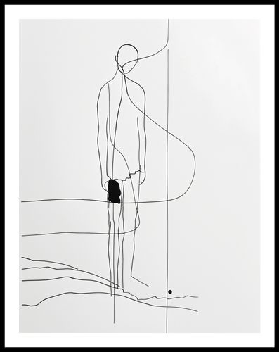 Plakat 50x65cm Samotna Wędrówka na Arena.pl