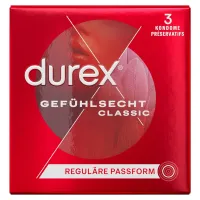 durex classic prezerwatywy lateksowe ze zbiorniczkiem 3 sztuki