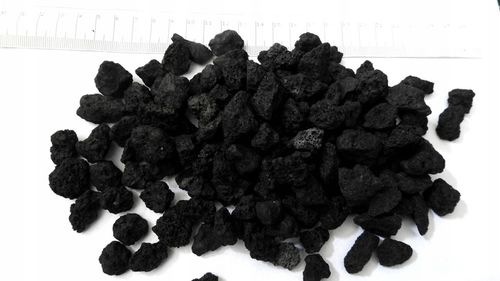 LAWA WULKANICZNA CZARNA GRAFIT PODŁOŻE ŻWIREK AKWARIUM DNO 8-16 mm 25 kg na Arena.pl