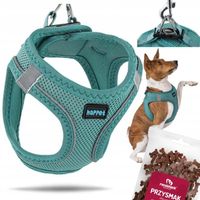 SZELKI DLA PSA MOCNE ODBLASKOWE BEZUCISKOWE ROZMIAR L 42-54 cm + GRATIS