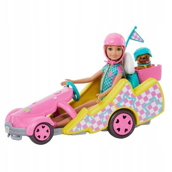 Barbie Gokart Stacie Pojazd filmowy i lalka HRM08 zdjęcie 1