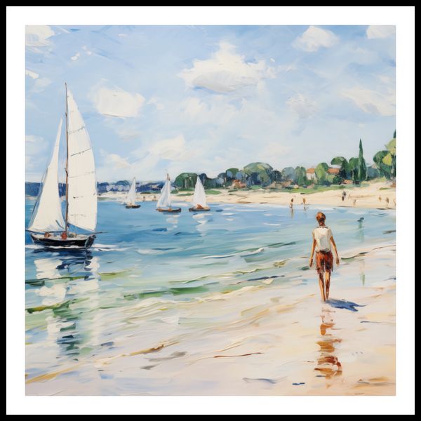 Plakat 90x90cm Życie na Brzegu zdjęcie 3