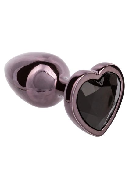 Diamond Heart Plug Small Black zdjęcie 6