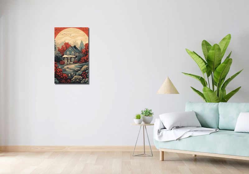 Obraz 40x70cm Idylla Rustykalna zdjęcie 2