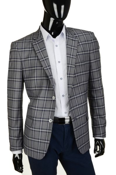 Modna POLSKA marynarka w kratkę  JACK 56/176 zdjęcie 2