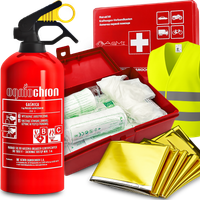 GAŚNICA 1KG APTECZKA PIERWSZEJ POMOCY FOLIA KOC NRC KAMIZELKA ODBLASKOWA