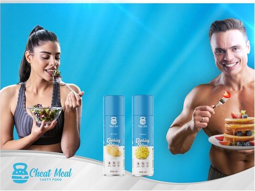 OLEJ RZEPAKOWY + MASŁO W SPRAYU COOKING SPRAY DIETA ODCHUDZANIE zestaw na Arena.pl