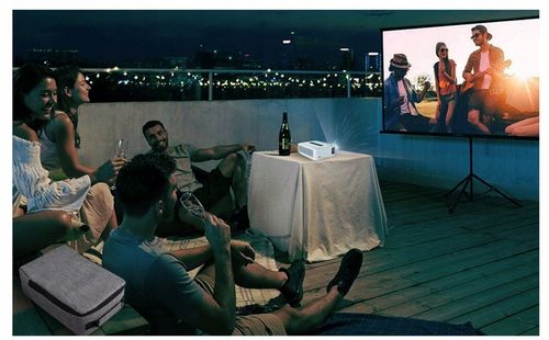 Projektor Rzutnik Full HD 4K 12000lm WiFi Android + Torba + Kabel HDMI na Arena.pl