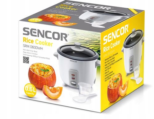 Garnek do gotowania ryżu warzyw Parowar Ryżowar Sencor SRM0600 300W 0,6l na Arena.pl