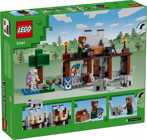KLOCKI LEGO | MINECRAFT 21261 WILCZA TWIERDZA NOWE ZESTAW DLA DZIECI +TORBA na Arena.pl