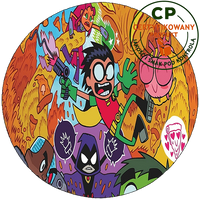 Opłatek na tort Młodzi Tytani