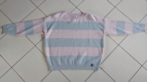 COCOMORE Sweter Pasy Szary + Różowy NEW na Arena.pl