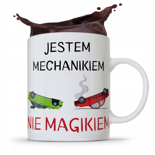 Kubek Prezent Dla Mechanika Jestem Mechanikiem Z Nadrukiem Ze Zdjęciem zdjęcie 1