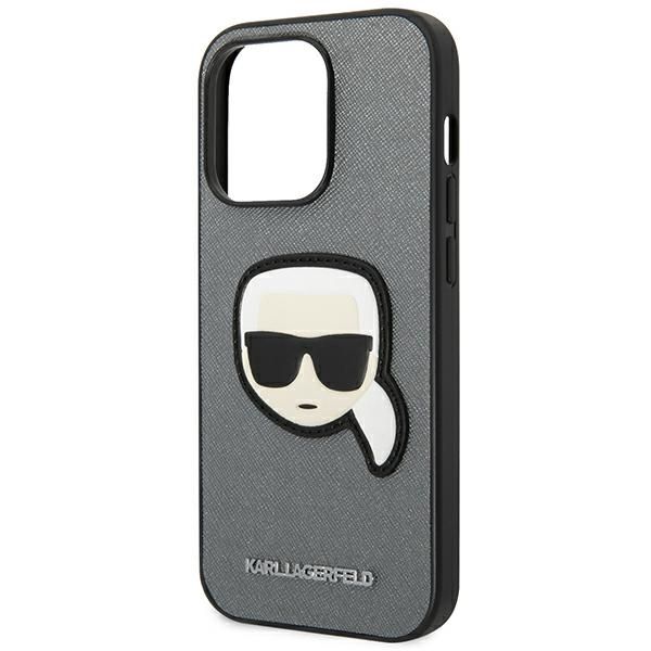 Etui Karl Lagerfeld do iPhone 14 Pro, Srebrny zdjęcie 6