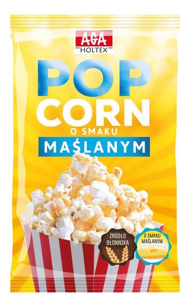 Aga Holtex Popcorn maślany 90g zdjęcie 1