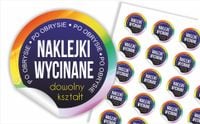 Naklejki reklamowe, etykiety, vlepki informacyjne
