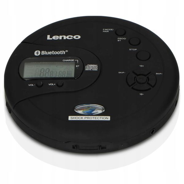 DISCMAN PRZENOŚNY ODTWARZACZ CD ESP ANTISHOCK AKUMULATOR AA BLUETOOTH LCD zdjęcie 12