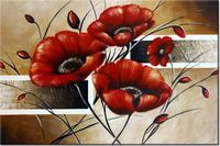 120CM 80CM OBRAZ ŚCIENNY POLNE MAKI