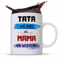 Kubek Prezent Dla Mamy Matki Mama Wie Wszystko Z Nadrukiem Ze Zdjęciem