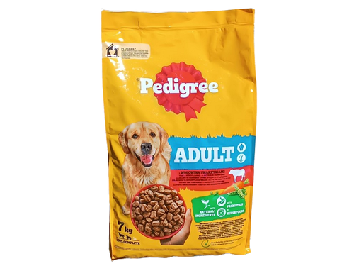 Pedigree Adult 7kg Sucha karma wołowina i warzywa na Arena.pl