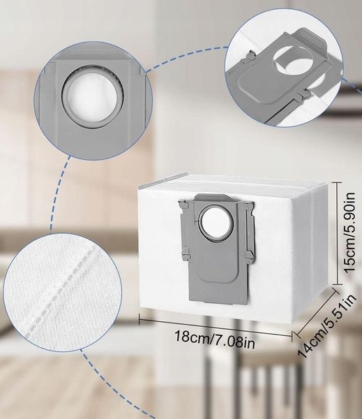 6x WORKI NA BRUD KURZ DO STACJI XIAOMI ROBOROCK Q5 Q7 MAX+ S7 S8 MaxV Ultra zdjęcie 4