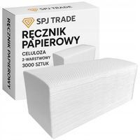 Ręcznik Papierowy CELULOZA ZZ 2 warstwowy 3000 sztuk MOCNY GRUBY