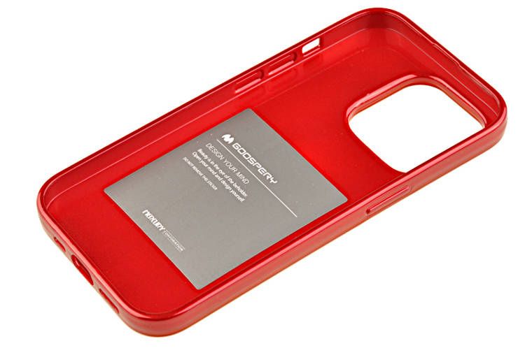 Etui Mercury Goosper Jelly Case do Apple iPhone 14 Pro czerwony zdjęcie 3