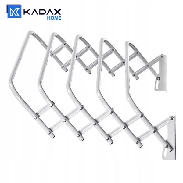 KADAX Suszarka Na Pranie Ścienna Harmonijkowa 60cm zdjęcie 4