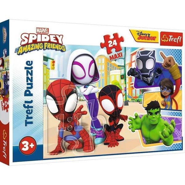 Puzzle 24 Maxi Spiday I Przyjaciele 14348 zdjęcie 1