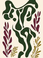 Plakat 60x80cm Quo Minimalistyczny , Wnętrza Styl Skandynawski, Boho