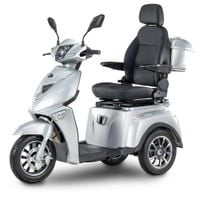 Inwalidzki skuter, pojazd elektryczny BILI BIKE SHINO G4 GEL - srebrny