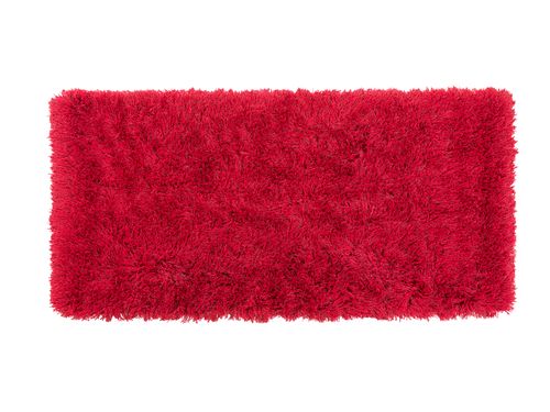 Dywan shaggy 80 x 150 cm czerwony CIDE na Arena.pl