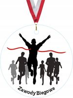 MEDAL Z PLEXI 5 cm nadruk UV zawody biegowe turniej rozgrywka pamiątka