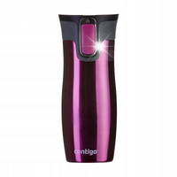 KUBEK TERMICZNY CONTIGO WEST LOOP 470 ml na KAWĘ HERBATĘ NAPOJE MALINOWY