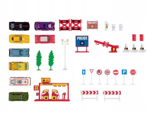 Zestaw drogowy Z SAMOCHODAMI AUTA PLAYTIVE na Arena.pl