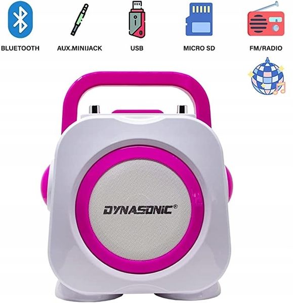 ZESTAW KARAOKE 2 MIKROFONY BLUETOOTH USB SD RADIO zdjęcie 6