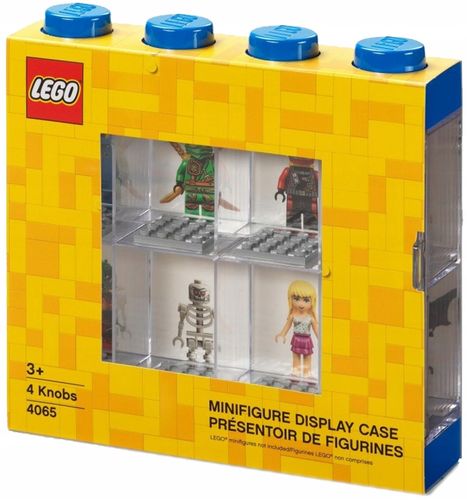 4065 - LEGO - Witryna Niebieska Na 8 Minifigurek na Arena.pl