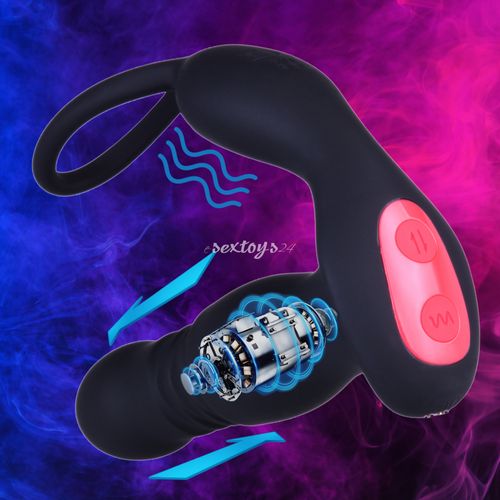 Wibrator Analny, Masażer Prostaty Posuwisty, Ruch Przód Tył, Pilot na Arena.pl