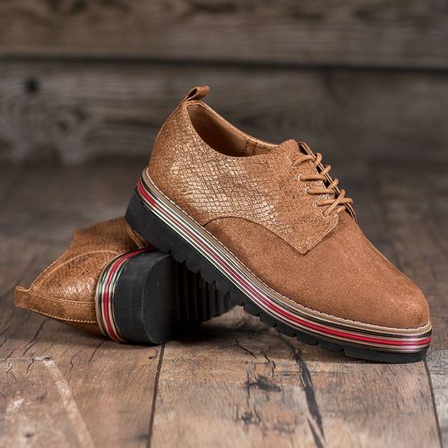 Półbuty Na Platformie Snake Print r.41 na Arena.pl