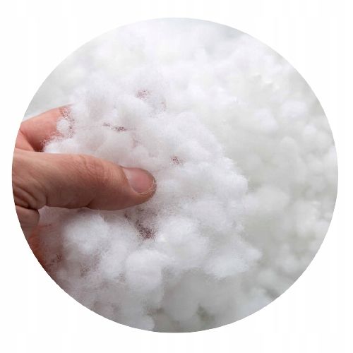 poduszka 40x40 cm antyalergiczna gładka mikrofibra biała silikon na Arena.pl