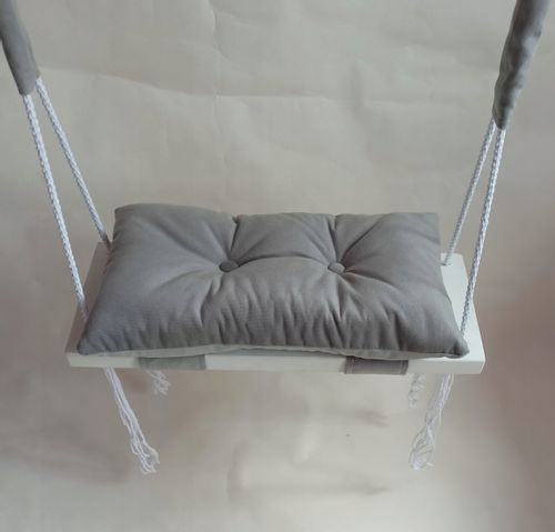 Huśtawka płaska DLA DZIECI SZARA DOM OGRÓD POKÓJ na Arena.pl