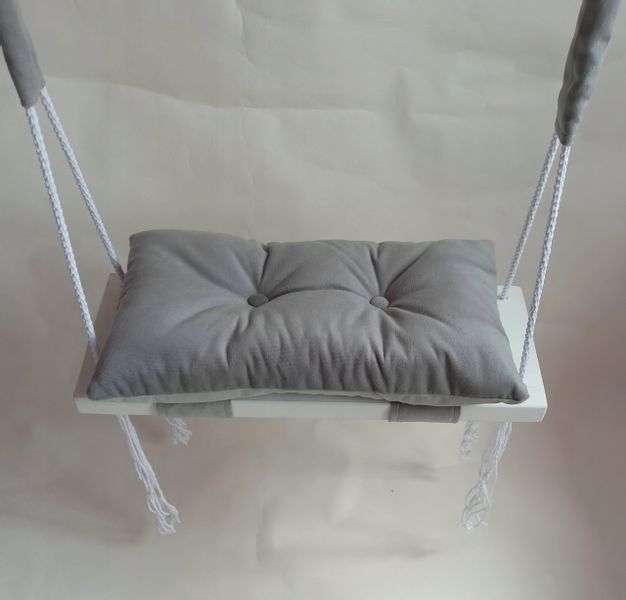 Huśtawka płaska DLA DZIECI SZARA DOM OGRÓD POKÓJ zdjęcie 2