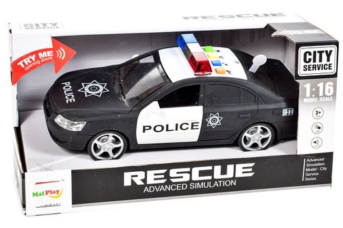 Auto Samochód Policja Radiowóz interaktywny 1:16 na Arena.pl