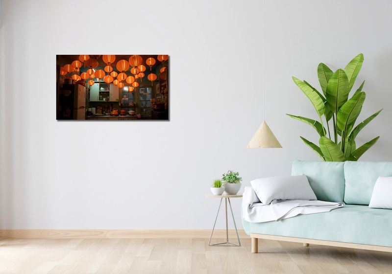 Obraz 90x50cm W Blasku Lampionów zdjęcie 2